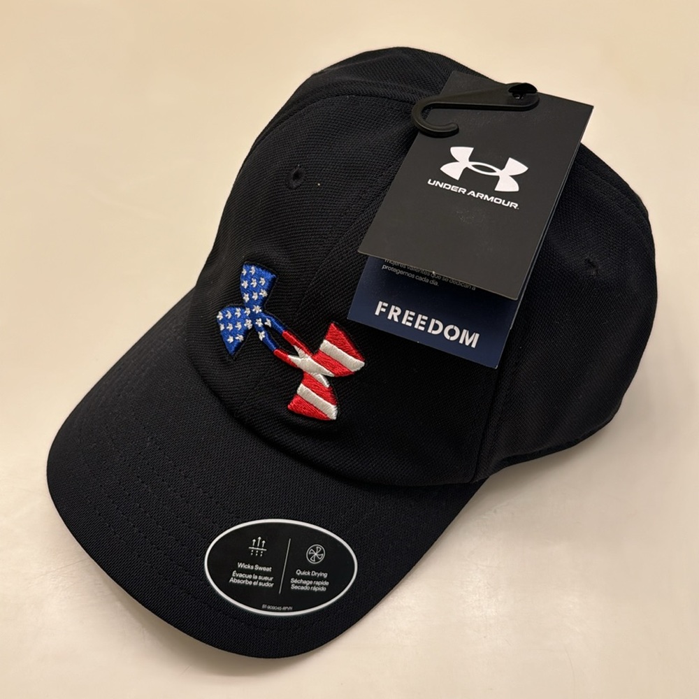 Under Armour Men's Big Flag Logo Patriot Cap hat